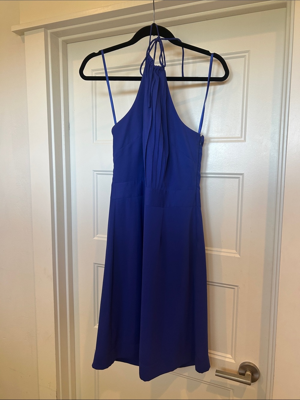 Banana Republic Cobalt Halter Midi Dress